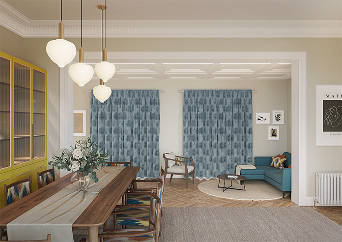 Vintage Tree Velvet, Monochrome - Made to Measure Curtains - Image 16